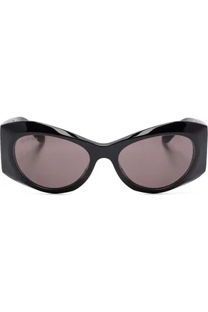 Balenciaga Sonnenbrille mit ovalem Gestell