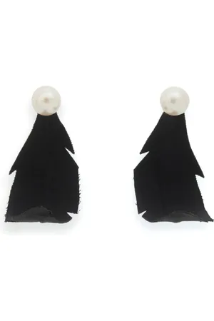 Marni Ohrringe mit Feder