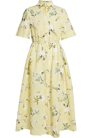 Erdem Midikleid mit Blumen-Print