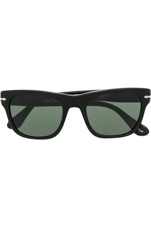Persol Runde Brille mit Glanzoptik