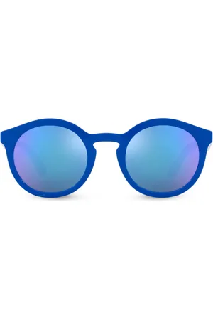 Dolce & Gabbana Gamers Sonnenbrille mit rundem Gestell