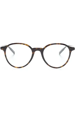 Montblanc Runde Brille in Schildpattoptik