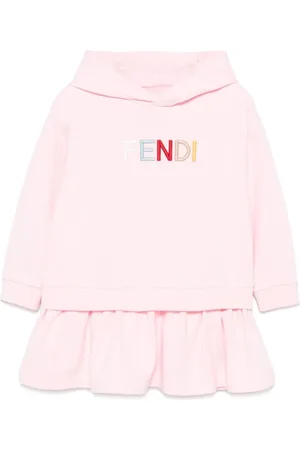 Fendi Kleid mit Logo-Stickerei