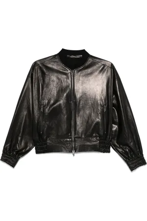 SALVATORE SANTORO Bomberjacke aus Leder