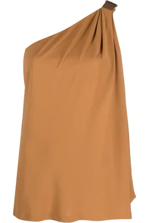 Alberta Ferretti One-Shoulder-Top mit Schnalle