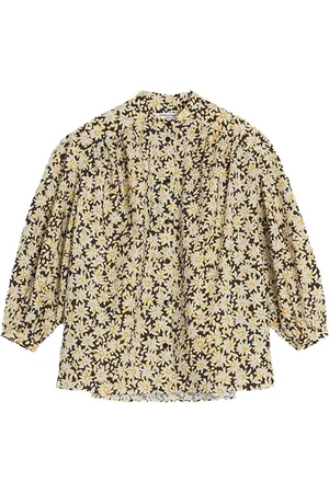Maison Kitsuné Hemd mit Blumen-Print