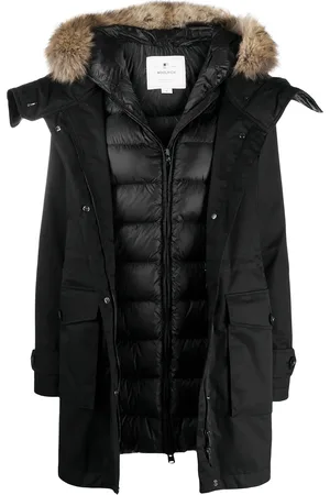 Woolrich Mantel mit Faux Fur