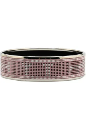 Hermès 20th Century breiter H Dot 65 Emaille-Armreif