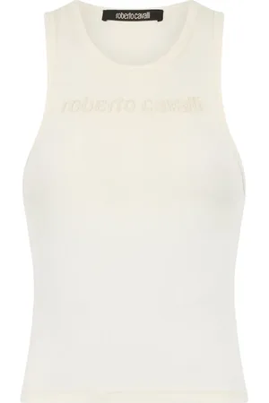 Roberto Cavalli Tanktop mit Logo-Stickerei