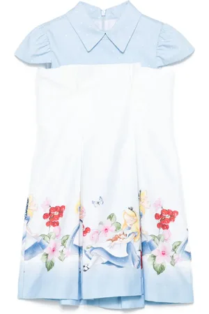 MONNALISA X Disney Kleid mit Alice-Print