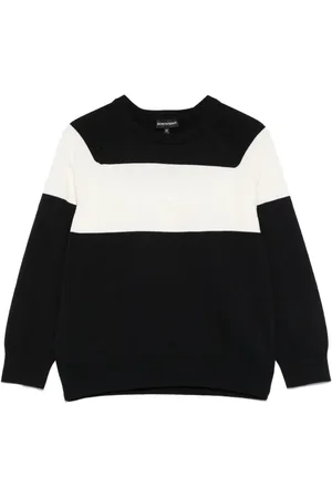 Emporio Armani Pullover mit gummiertem Logo