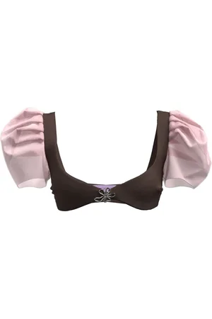MACCAPANI Britney BH-Oberteil mit Puffärmeln