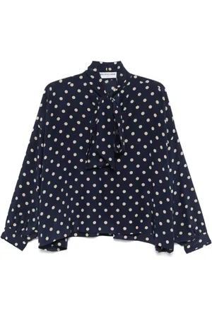 Balenciaga 2000s Bluse mit Polka Dots