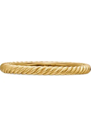 David Yurman 18kt Cable Collectibles Gelbgoldring 2mm