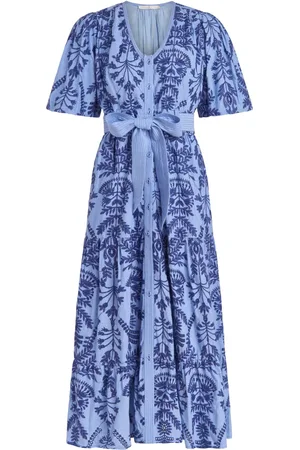 Marie Oliver Natty Midikleid mit Blumen-Print