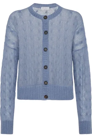 Brunello Cucinelli Cardigan mit Zopfmuster