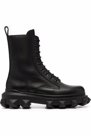 VALENTINO GARAVANI Trackstud Bikerstiefel