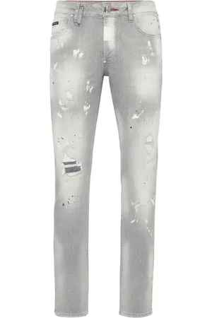 Philipp Plein Hexagon Super Straight Jeans