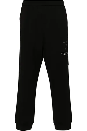 Emporio Armani Tapered-Hose mit grafischem Print