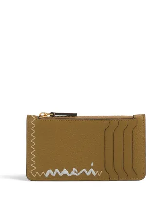 Marni Kartenetui mit Logo-Stickerei