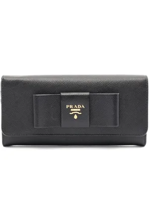 Prada 2010 Portemonnaie mit Schleifenapplikation