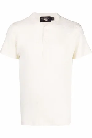Ralph Lauren T-Shirt mit Henley-Kragen