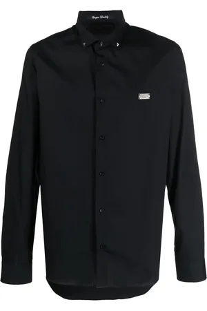 Philipp Plein Hemd mit Logo-Schild