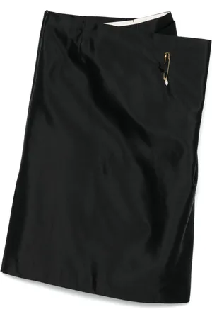 Carven Fold Front Midirock