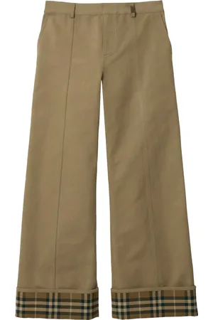 Burberry Hose mit Check-Besatz