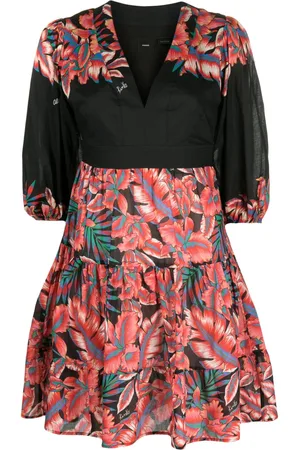 Pinko Minikleid mit Blumen-Print