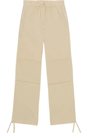 Ganni Gerade Hose mit Kordelzug