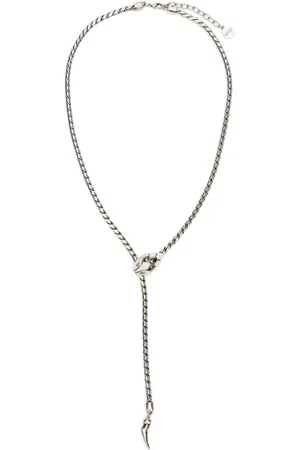 Roberto Cavalli Snake and Fang Halskette