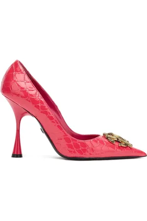 Roberto Cavalli Pumps mit Kroko-Effekt
