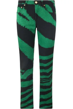 Roberto Cavalli Jeans mit Zebra-Print