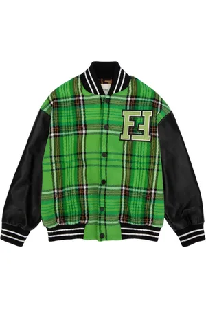 Fendi Bomberjacke mit Karomuster
