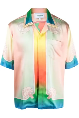 Casablanca Hemd mit Kontrast-Print