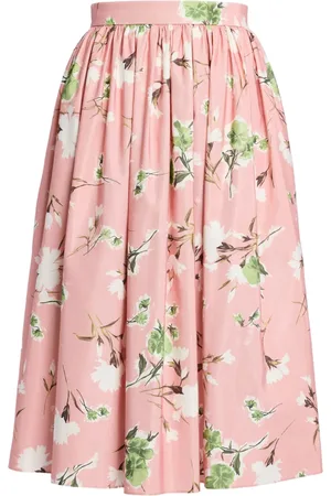 Erdem Midirock mit Blumen-Print