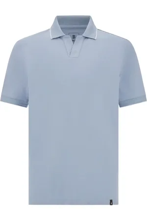 Boggi Milano T-Shirt mit gestreiftem Rand