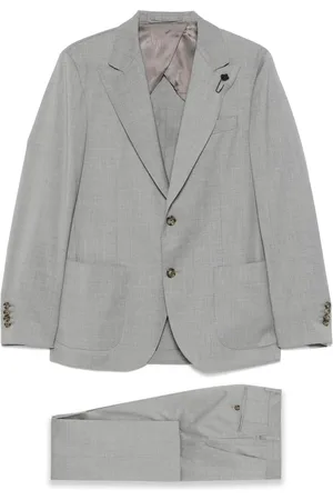 LARDINI Anzug mit Brosche
