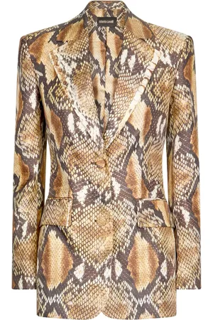 Roberto Cavalli Blazer mit Schlangen-Optik