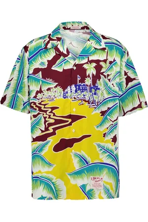 VALENTINO GARAVANI Bowlinghemd mit Surf Rider-Print