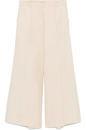 ALBERTO BIANI Palazzohose mit Slub-Textur