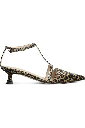 ANNA F. Pumps mit Leoparden-Print 55mm