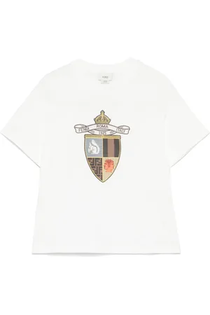 Fendi T-Shirt mit Logo-Print