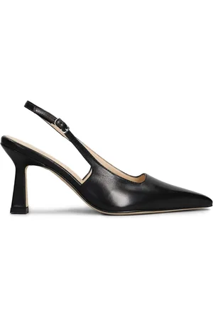 ANNA F. Pumps aus Leder 65mm