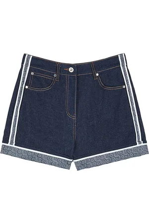 PORTS 1961 Jeans-Shorts mit P-Logo
