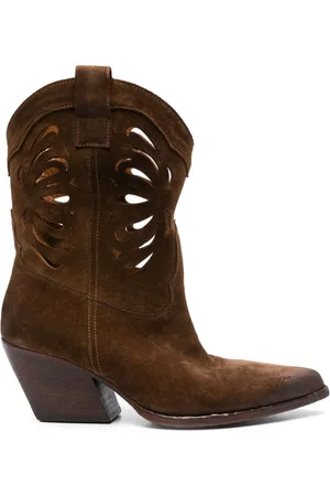 Elena Iachi Stiefel aus Wildleder
