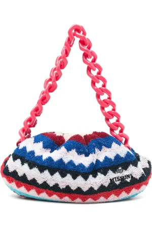Missoni Schultertasche mit Zickzackmuster