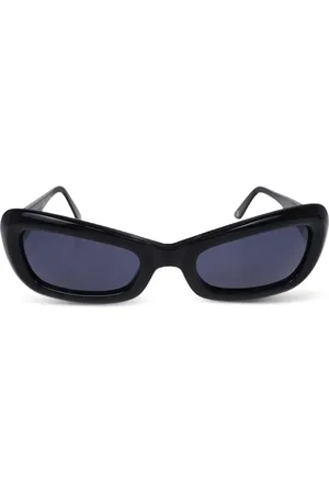 CHANEL 1990-2000s Sonnenbrille mit eckigem Gestell