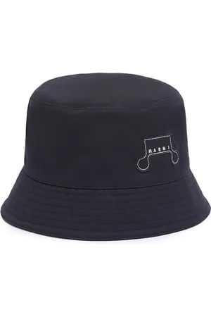 Marni Fischerhut mit Logo-Applikation